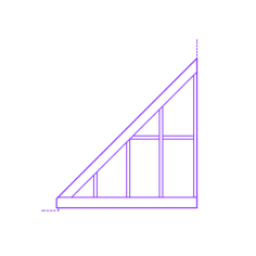 Buildings Skylights Pitched Single 45 Degree Sticker Svg Vector, Free Vectors File